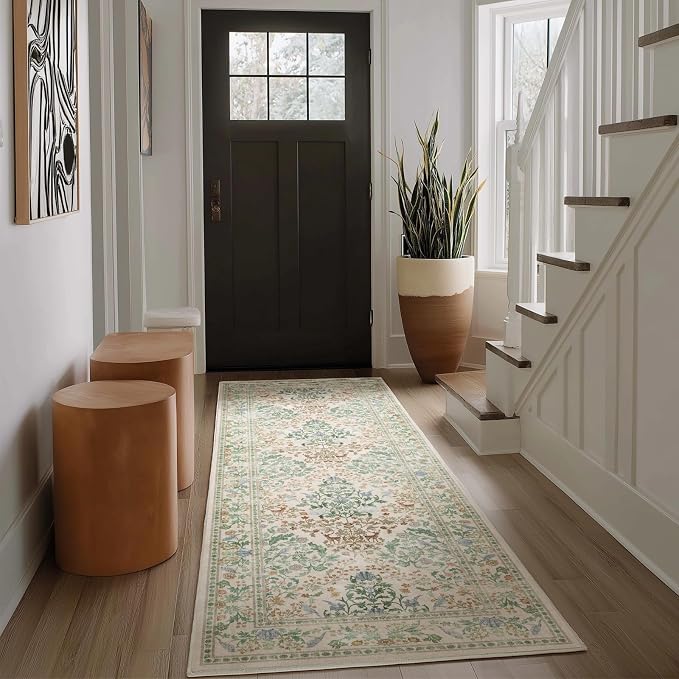 Runner Rug Washable Kitchen Runner: 2'x 6' Rug Runners - Image 2