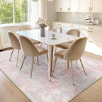 RELEANY Washable Area Rugs 6'x9' Non-Slip Modern Abstract Soft - Image 7