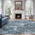 5x7 Ft Area Rugs for Living Room, Soft Non-Slip Washable Rugs Modern Abstract - Image 2