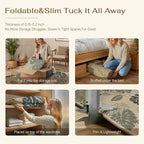 Easy Jute Rug Outdoor Indoor 4x6 Patio Mat Porch Entrance Light Brown Natural - Image 7
