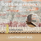 8x10 Area Rugs for Living Room Rug Washable: Modern Large Rug for Dining Room - Image 6