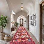 Rug for Hallways Kitchen Rug 2'6" x 14', Non Slip Washable Rugs by WelcometoBabovid