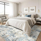12x15 Area Rugs Washable Rug: Living Room Large Abstract Modern Soft Stain - Image 4