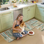 KIMODE Kitchen Mats for Floor Anti Fatigue 20"x47"+20"x32", Farmhouse Kitchen - Image 9