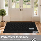 BEQHAUSE Dirt Trapper Door Mat 32" x 72", Doormat Non-Slip Entryway Rugs - Image 2