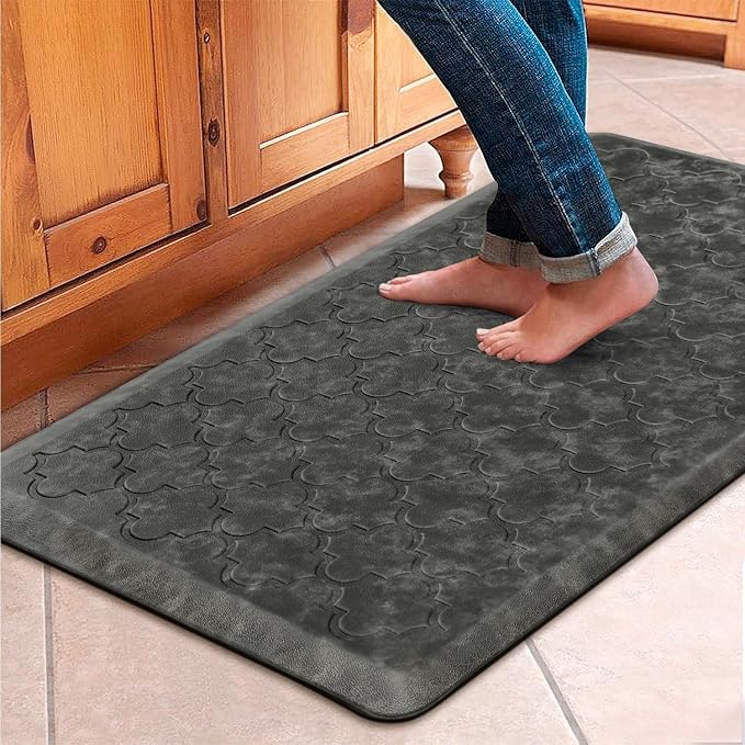 WISELIFE Kitchen Mat Cushioned Anti Fatigue Floor Mat, Thick Non Slip Water by WiseLife