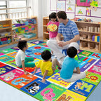 ABC Carpet, Kids Rugs for Playroom, Educational Play Mat for Kids, Preschool - Image 2