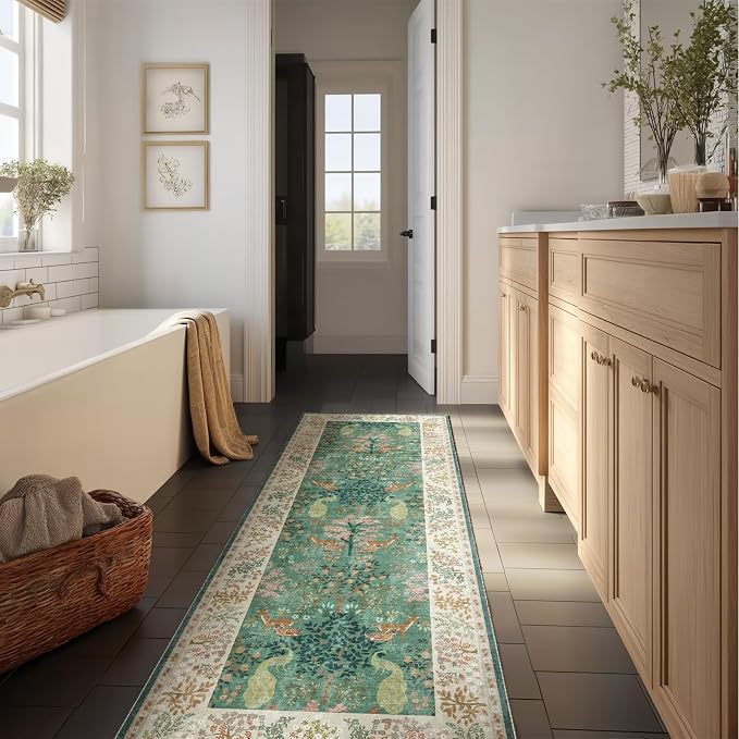 Runner Rug Washable Kitchen Runner: 2'x 6' Hallway Runner Rugs Stain Resistant - Image 6