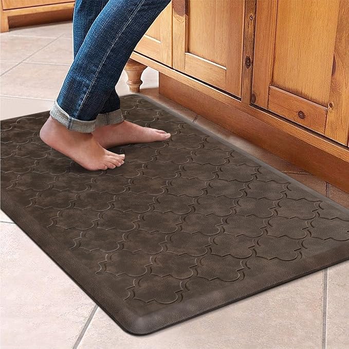 WISELIFE Kitchen Mat Cushioned Anti Fatigue Floor Mat, Thick Non Slip Water by WiseLife