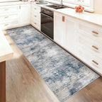 XLUEZ 2x8 Runner Rug for Hallway, Washable Modern Abstract Runner Rugs Neutral - Image 3
