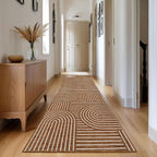 ROYHOME Modern Rug 2x6 Runners for Hallways, Abstract Kitchen Runner Rugs Non - Image 8
