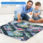 Houkiper Kids Carpet Playmat Rug, Felt Cloth Fire-Themed Game Playmat, Foldable - Image 8