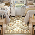 BESTSWEETIE Area Rug 4x6 Rug Machine Washable Non-Slip Low Pile Print Pattern by BESTSWEETIE