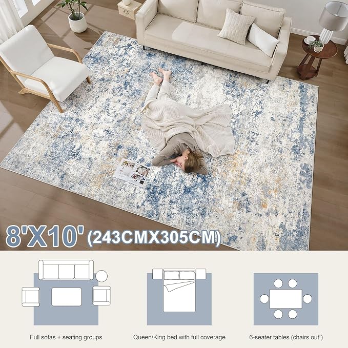 DMOYEST Area Rug Living Room Rugs - Image 5