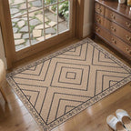 Tangsoo Easy Jute Rug 2x3 Outdoor Rug, Washable Non-Slip Rug - Image 2