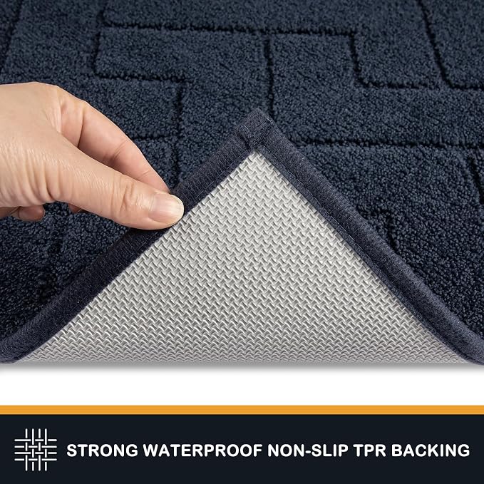 PURRUGS Dirt Trapping Door Mat 34" x 59", Non-Slip Machine Washable Entry Rug - Image 4