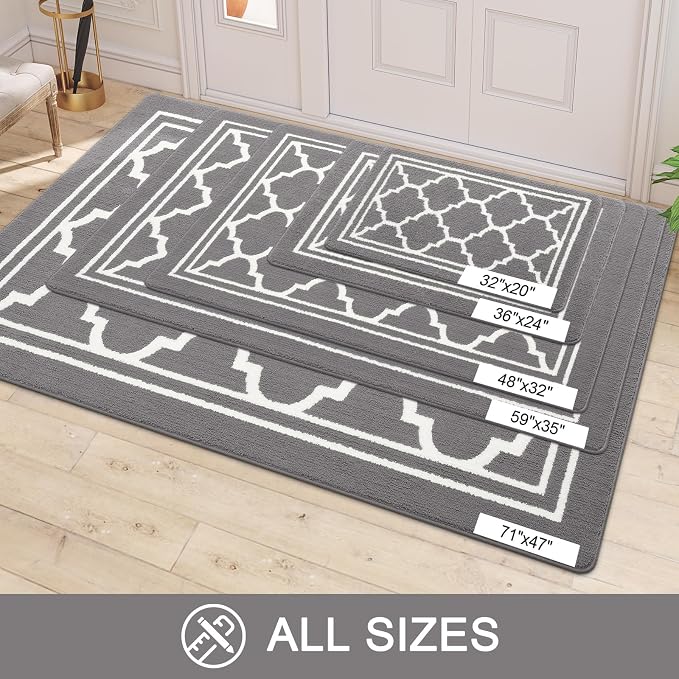 Buganda Indoor Door Mat, Dirt-Resistant and Absorbent Doormat, Low Profile - Image 7