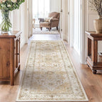AMADA HOMEFURNISHING 2'6"x10' Washable Area Rug, Low-Profile Entryway Rug - Image 8