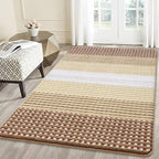 Kitinjoy Indoor Outdoor Door Mat, 59x36 Non-Slip Absorbent Dirt Trapper by Kitinjoy