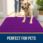 OLANLY Dog Door Mat for Muddy Paws 48x30, Absorbs Moisture and Dirt, Absorbent - Image 6
