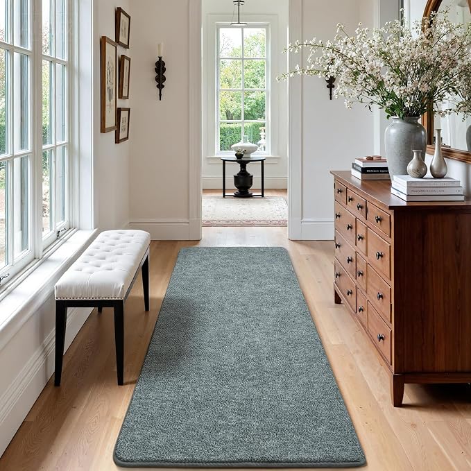 Keeko Soft Hallway Runner Rug, 2x8 Bedside Runner Rugs - Image 3