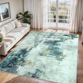 6x9 Area Rugs for Living Room Rug Washable: Abstract Rug for Dining Room by Aelenmu