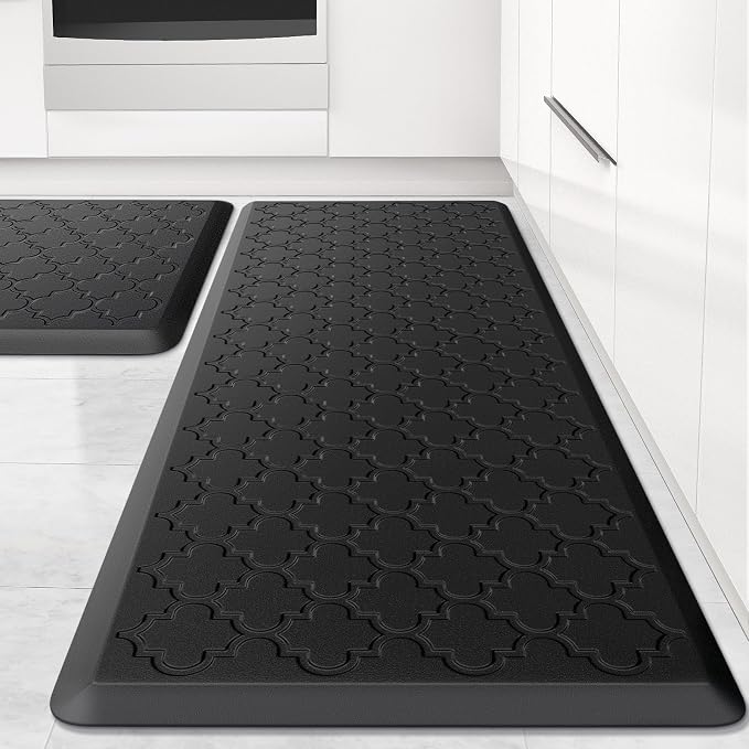 Kitchen Mat Cushioned Anti-Fatigue Floor Mat Water Resistant Non-Skid Kitchen by SoftDuo