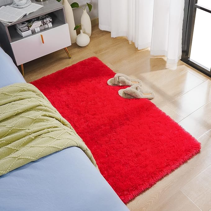 BENRON Fluffy Runner Rugs 2x4, Soft Long Runners - Image 2