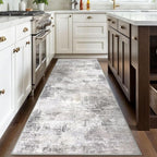 IOHOUZE Abstract Runner Rug 3x8 Ft Washable Runners - Image 3