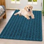 Smiry Dog Door Mat for Muddy Paws 40x32, Absorbent Dirt Trapper, Non-Slip by Smiry