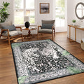 Moynesa Tiger 5x7 Area Rugs, Boho Washable Rugs by Moynesa