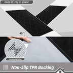 BEQHAUSE Dirt Trapper Door Mat 24" x 60", Doormat Non-Slip Entryway Rugs - Image 5