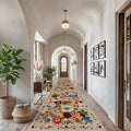 Blush Rug for Hallways Kitchen Rug 2'6" x 14', Non Slip Washable Rugs by WelcometoBabovid