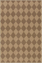 Lahome Colette Checkered Easy Jute 6x9 Rug, Large Rugs - Image 8