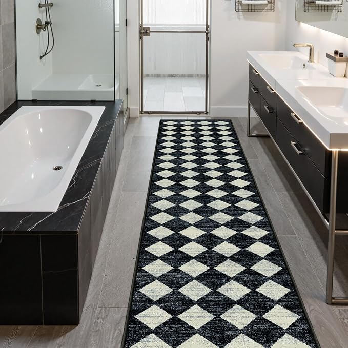 Lahome Zelie Checkered Washable 2x12 Runners - Image 3