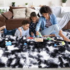 Area Rugs for Living Room 6x9, Ultra Soft Fluffy Rug for Bedroom, Modern Shaggy - Image 7