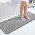 OLANLY Bathroom Runner Rugs 47x17, Soft Absorbent Chenille Bath Rugs, Rubber by OLANLY
