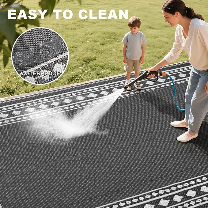 RURALITY Outdoor Rugs 5x8 Waterproof - Image 5
