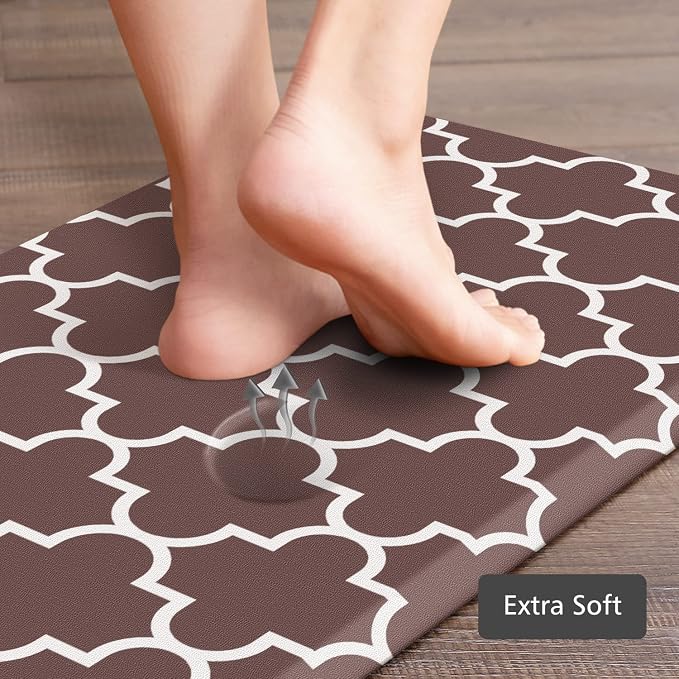 KMAT Kitchen Mat 0.47in Cushioned Anti-Fatigue Kitchen Rug, Waterproof Non-Skid - Image 5