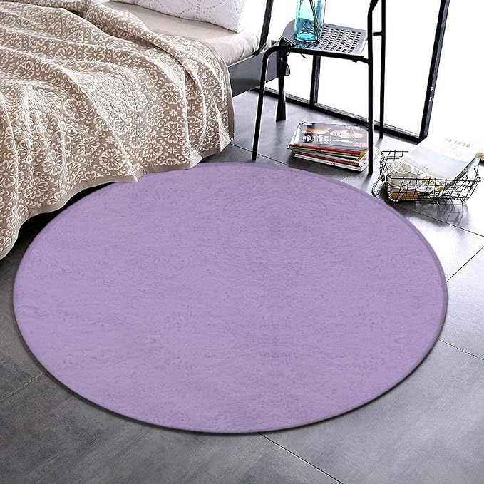 Home Decor Non Slip Kitchen Office Circle Rug, Machine Washable Modern Round - Image 2