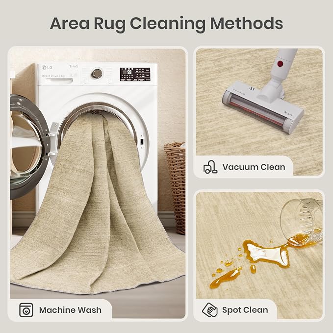 Valenrug Washable Rug 5x7 - Image 5