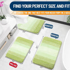 OLANLY Small Bathroom Rugs Mat 24x16, Extra Soft Absorbent Microfiber Bath Rugs - Image 2