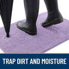 OLANLY Dog Door Mat for Muddy Paws 47x17, Absorbs Moisture and Dirt, Absorbent - Image 2