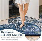 Moynesa Tiger Washable Area Rugs - Image 6