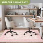 48"x60" Office Chair Mat for Hardwood Tile Floor, Under Desk Carpet Protector - Image 3