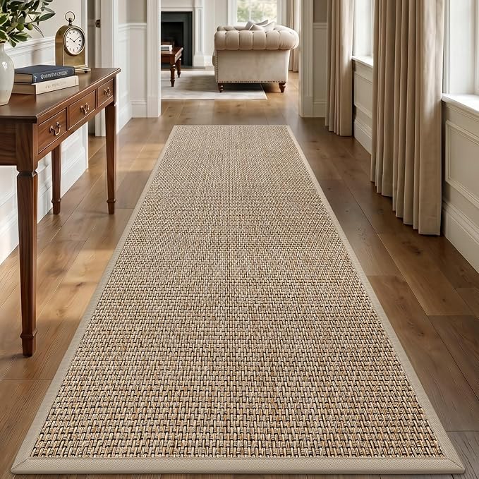 DEX Hallway Runner Rug 2x6, Non Slip Rubber Backing Inside Entryway Carpet by DEXI