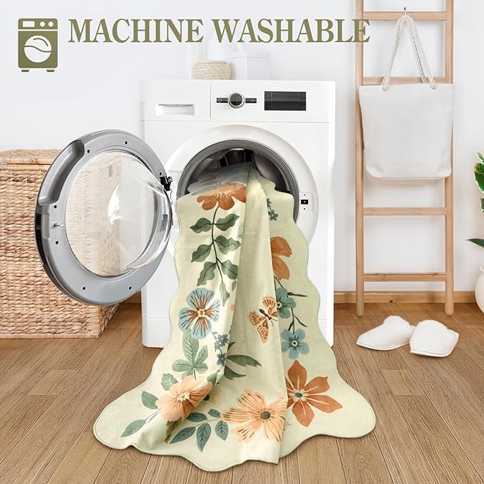 Lahome Floral Kitchen Runner Rug, 2X6 Rug Runners - Image 5