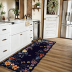 Lahome Floral Kitchen Runner, 2X6 Washable Runner Rug Non-Slip, Ultra-Thin Soft - Image 2
