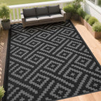 RURALITY Outdoor Rugs 9x12 Feet - Image 3