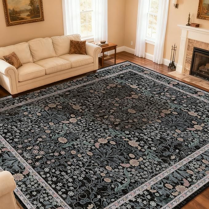 Extra Large 10x14 Area Rug for Living Room, Washable Rugs for Dining Room by Unknown